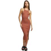 Jurk Urban Classics Robe midi tricotée à dos croisé femme Rib