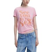 T-shirt Korte Mouw Desigual REPRIS TS SEA 25WWTKX2