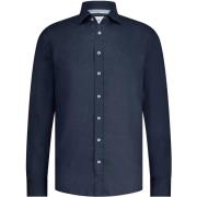 Overhemd Lange Mouw State Of Art Overhemd Linnen Navy