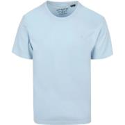 T-shirt Superdry Tee Essentials Relaxed Lichtblauw