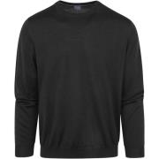 Sweater Olymp Trui O-Hals Wol Zwart