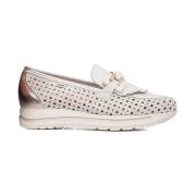 Mocassins CallagHan 40732 Zwarte damesloafers