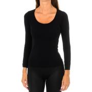 T-Shirt Lange Mouw Intimidea 210397-NERO