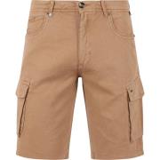 Broek No Excess Cargo Short Linnen Beige