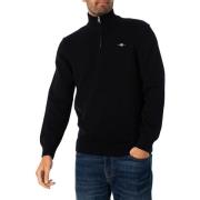 Fleece Jack Gant Casual katoenen sweatshirt met halve rits