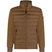 Trainingsjack State Of Art Jas Puffed Bruin