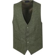 Gilet Suitable Gilet Birds Eye Donkergroen