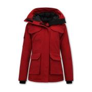 Parka Jas Matogla Gewatteerde Jas Halflang