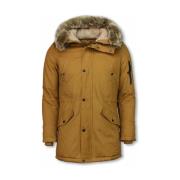 Parka Jas Enos Winterjas Faux Bontkraag