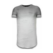 T-shirt Korte Mouw Justing Flare Effect Long Fi Dual Ed