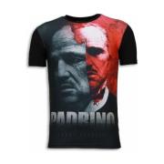 T-shirt Korte Mouw Local Fanatic El Padrino Digital Rhinestone