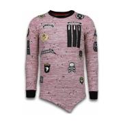Sweater Local Fanatic Longfit Asymric Embroidery Patches