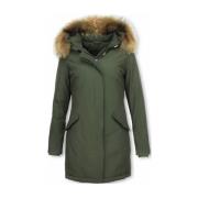 Parka Jas Thebrand Lange Parka Jas Bontkraag