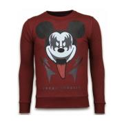 Sweater Local Fanatic Kiss My Mickey Rhinestone