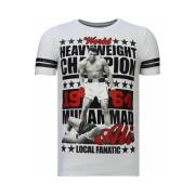 T-shirt Korte Mouw Local Fanatic Greatest Of All Time Ali
