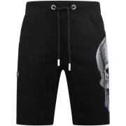 Korte Broek Enos Skull Rhinestone Korte Broek