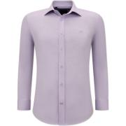 Overhemd Lange Mouw Gentile Bellini Getailleerde Effen Oxford Stretch