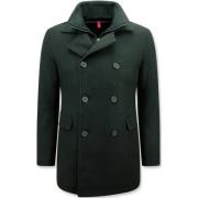 Parka Jas Enos Nette Mantel Halflang Getailleerd