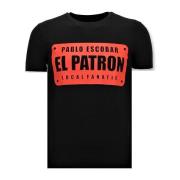 T-shirt Korte Mouw Local Fanatic Pablo Escobar El Patron