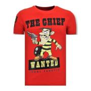 T-shirt Korte Mouw Local Fanatic The Chief Wanted