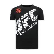 T-shirt Korte Mouw Local Fanatic Prin UFC