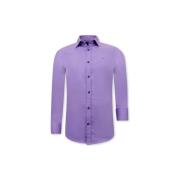 Overhemd Lange Mouw Tony Backer Luxe Satijn