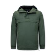 Blazer Beluomo Jas Over Je Hoofd Anorak WinterJas