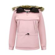 Parka Jas Matogla Anorak Winterjas Bontkraag Pink