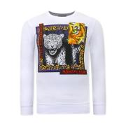 Sweater Tony Backer Print Tiger Poster