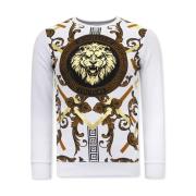 Sweater Tony Backer Print Gouden Leeuw