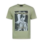 T-shirt Korte Mouw True Rise Oversized Print All Eyez On Me