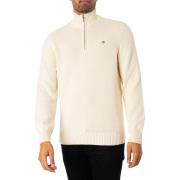 Sweater Gant Casual katoenen sweatshirt met halve rits