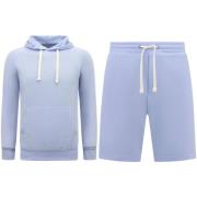 Trainingspak Enos Hoodie Korte Joggingbroek SET Licht