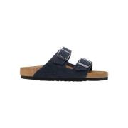 Sandalen BIRKENSTOCK Arizona Suede Leather Narrow - New Navy