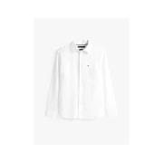 Overhemd Lange Mouw Tommy Hilfiger MW0MW39425 PIECE DYE-YBS WHITE