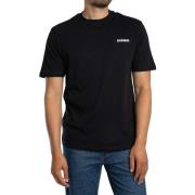 T-shirt Korte Mouw Napapijri Ontspannen klein dooslogo T-shirt