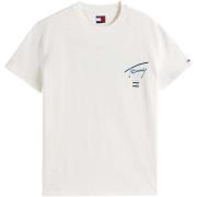 T-shirt Korte Mouw Tommy Jeans City Graphic T-Shirt Ecru