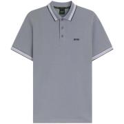 Polo Shirt Korte Mouw BOSS Paddy Piqué Polo Shirt Grey