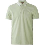 Polo Shirt Korte Mouw BOSS Slim Fit Passertip Polo Shirt Open Green