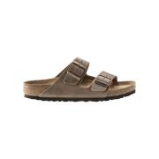 Slippers BIRKENSTOCK Arizona Oiled Leather 'Tobacco Brown'