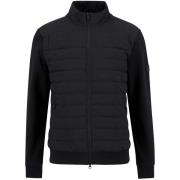 Sweater Barbour Collins Baffle Quilted Sweatshirt Black