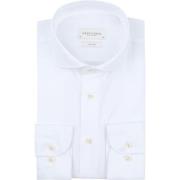Hydraterend en voedend Profuomo Twill Overhemd Extra Lange Mouwen Wit