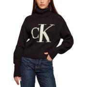 Trui Calvin Klein Jeans BLOWN UP CK LOOSE SWEATER CONTRA LV047D349G
