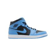 Hoge Sneakers Nike Jordan 1 Mid University Blue Black