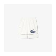 Korte Broek Lacoste PRINTED DIAMOND TAFFETA TENNIS SHORTS