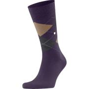 Socks Burlington Wol Edinburgh Paars 8761