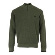 Trui Fred Perry Waffle Stitch Half ZipJumper
