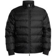 Windjack EAX Pufferjack met logopatroon