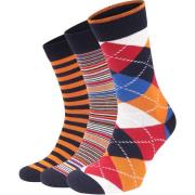Socks Suitable Oranje Sokken 3-Pack