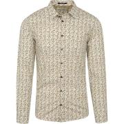Overhemd Lange Mouw No Excess Overhemd Patroon Wit